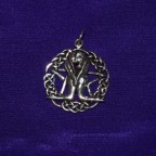 Handfast Celtic Silver Pendant